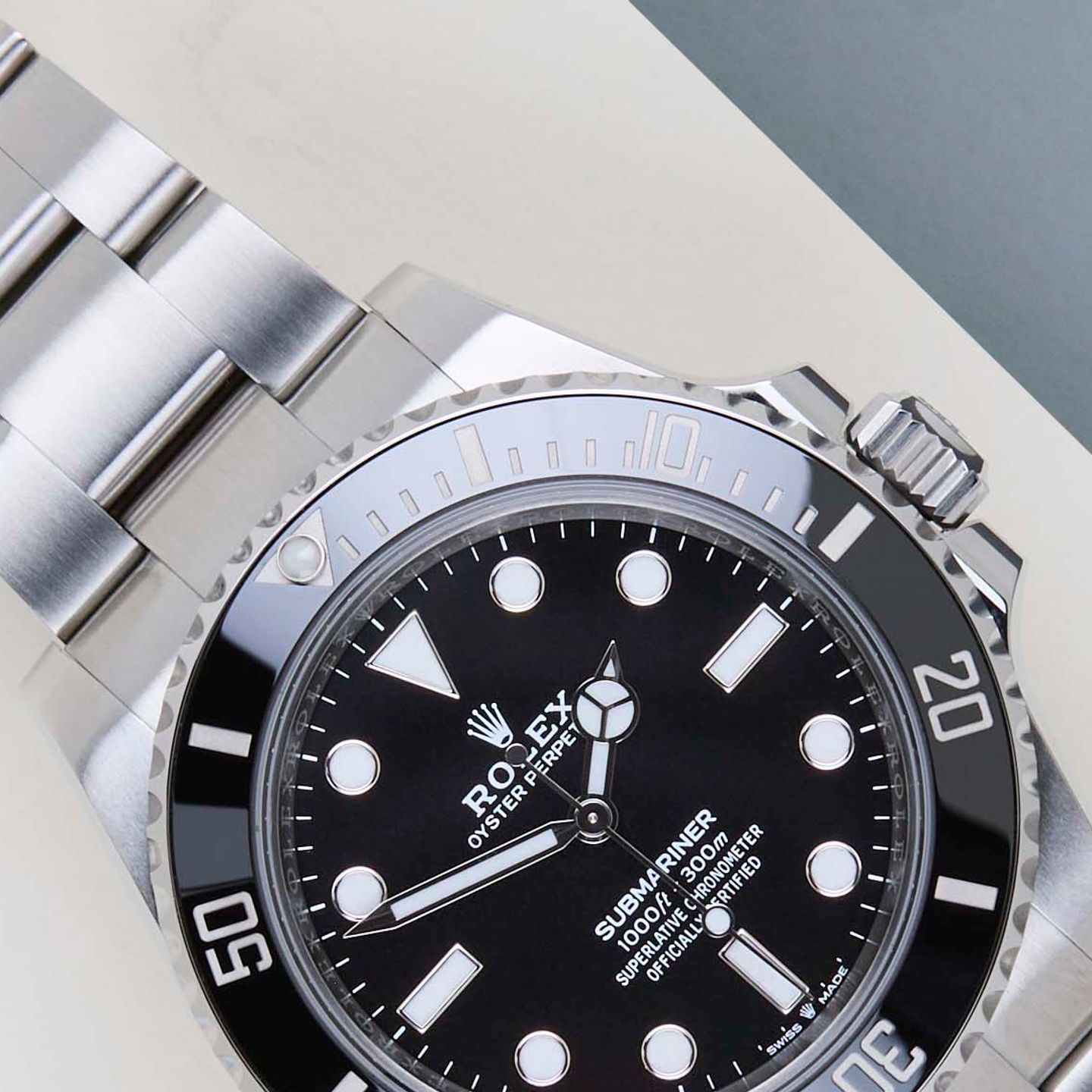 Rolex Submariner No Date 124060 (2022) - Black dial 41 mm Steel case (3/8)