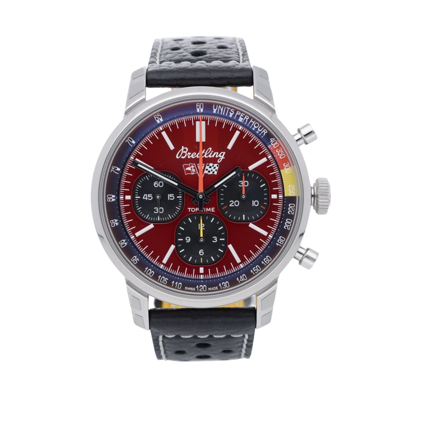 Breitling Top Time AB01761A1K1X1 (2023) - Red dial 41 mm Steel case (1/7)