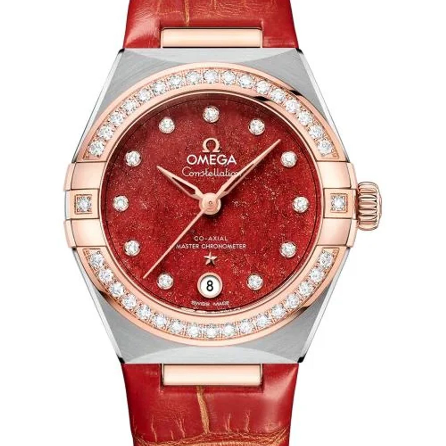Omega Constellation 131.28.29.20.99.002 (2026) - Red dial 29 mm Steel case (1/1)