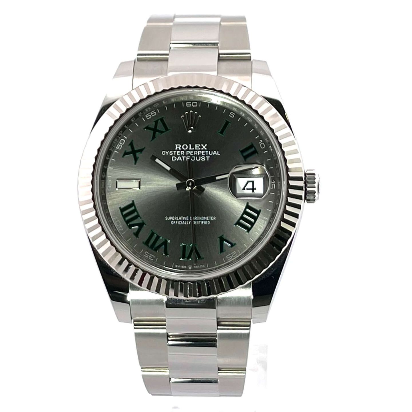 Rolex Datejust 41 126334 (2023) - Grijs wijzerplaat 41mm Staal (2/8)