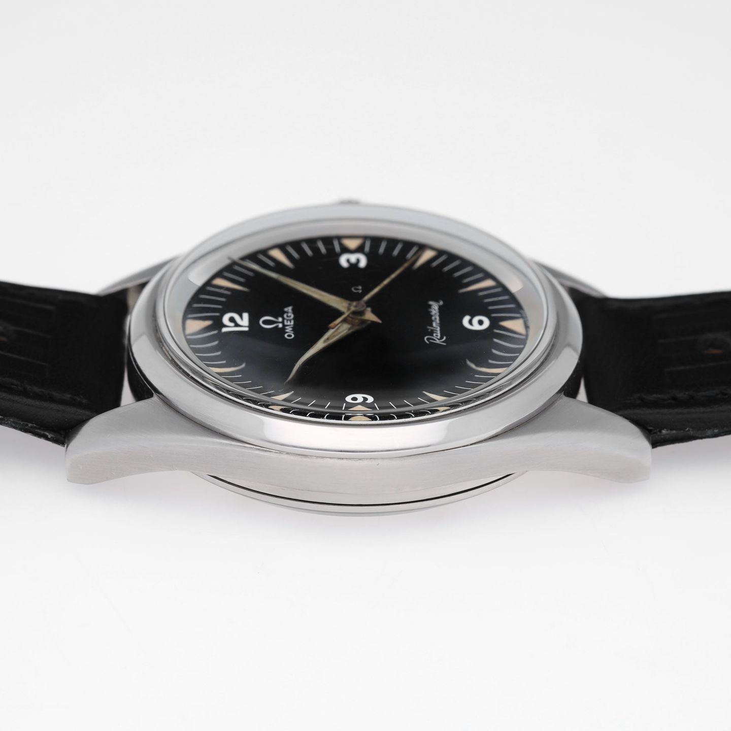Omega Vintage 135004-63 (1963) - White dial 38 mm Steel case (7/8)