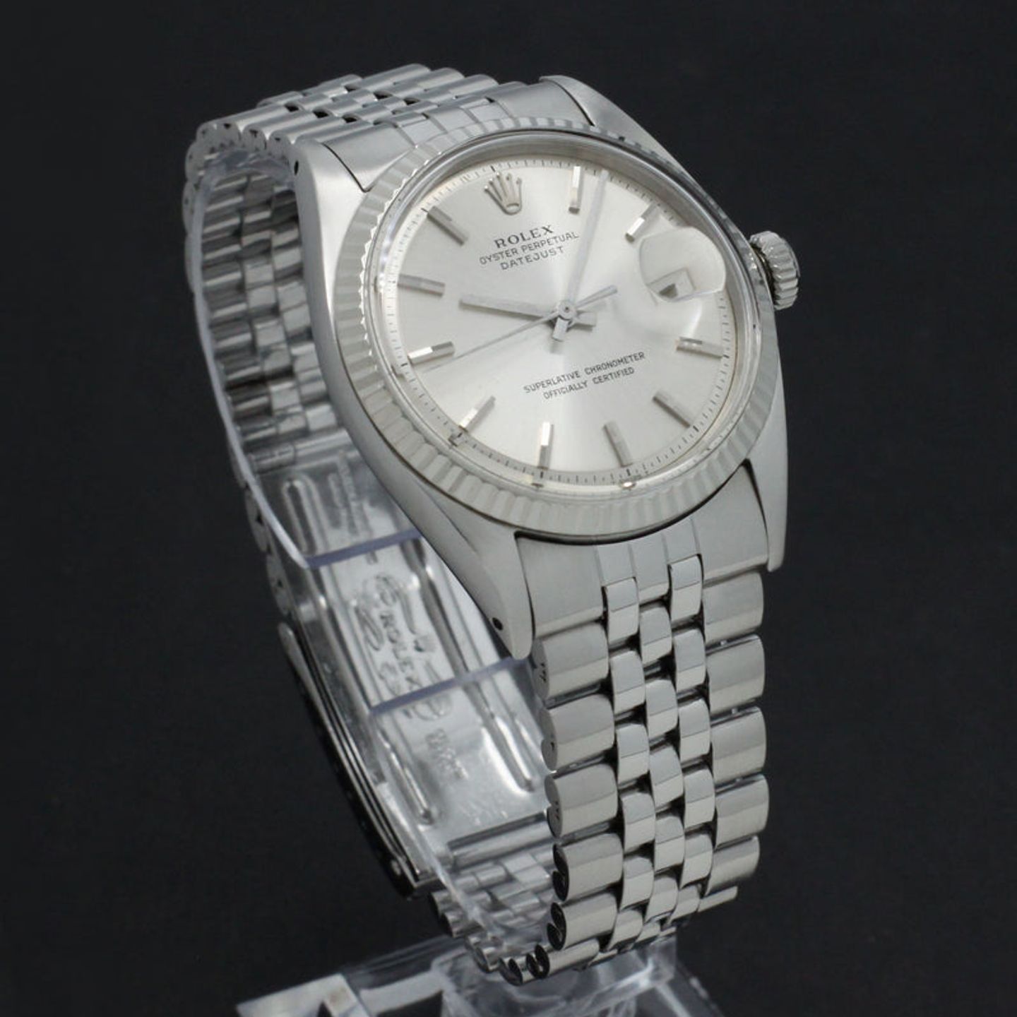 Rolex Datejust 1601 (1968) - Zilver wijzerplaat 36mm Staal (3/7)