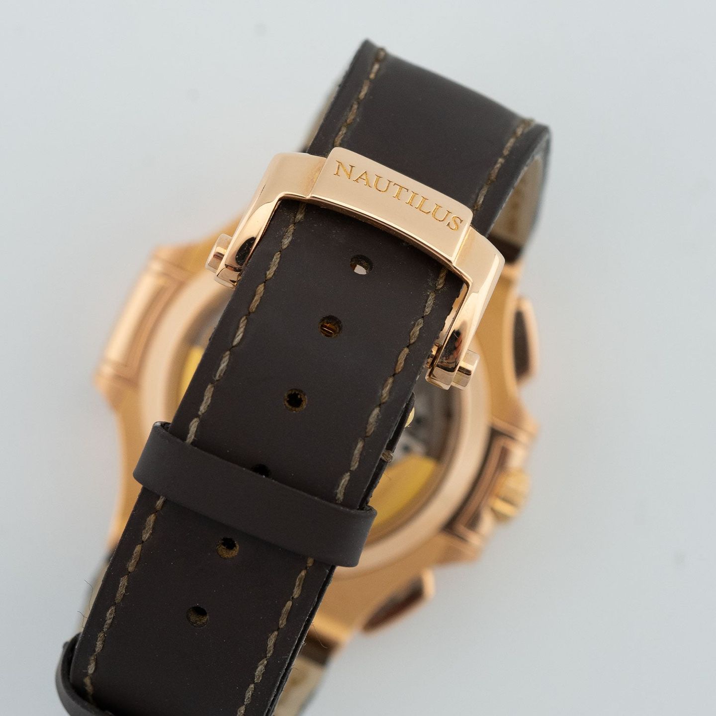 Patek Philippe Nautilus 5980R-001 (2011) - Brown dial 41 mm Rose Gold case (5/7)