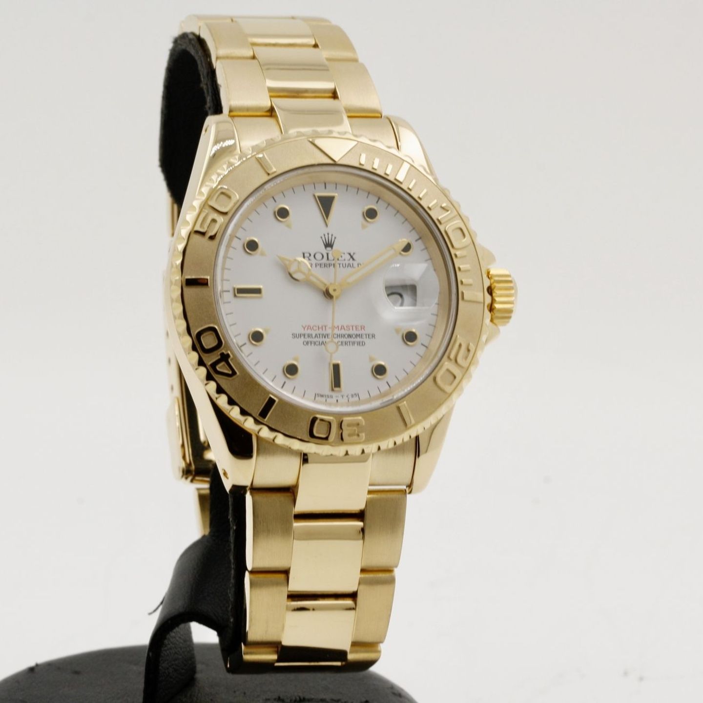 Rolex Yacht-Master 40 16628 (1993) - White dial 40 mm Yellow Gold case (1/1)