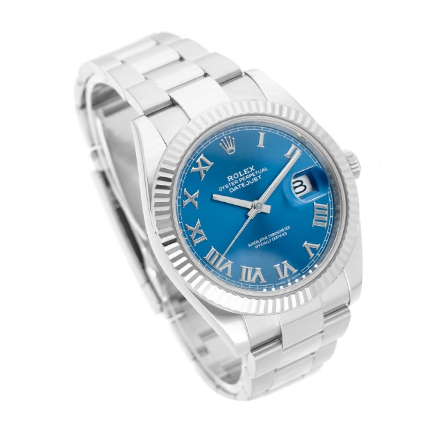 Rolex Datejust 41 126334 (2020) - Blauw wijzerplaat 41mm Staal (3/5)