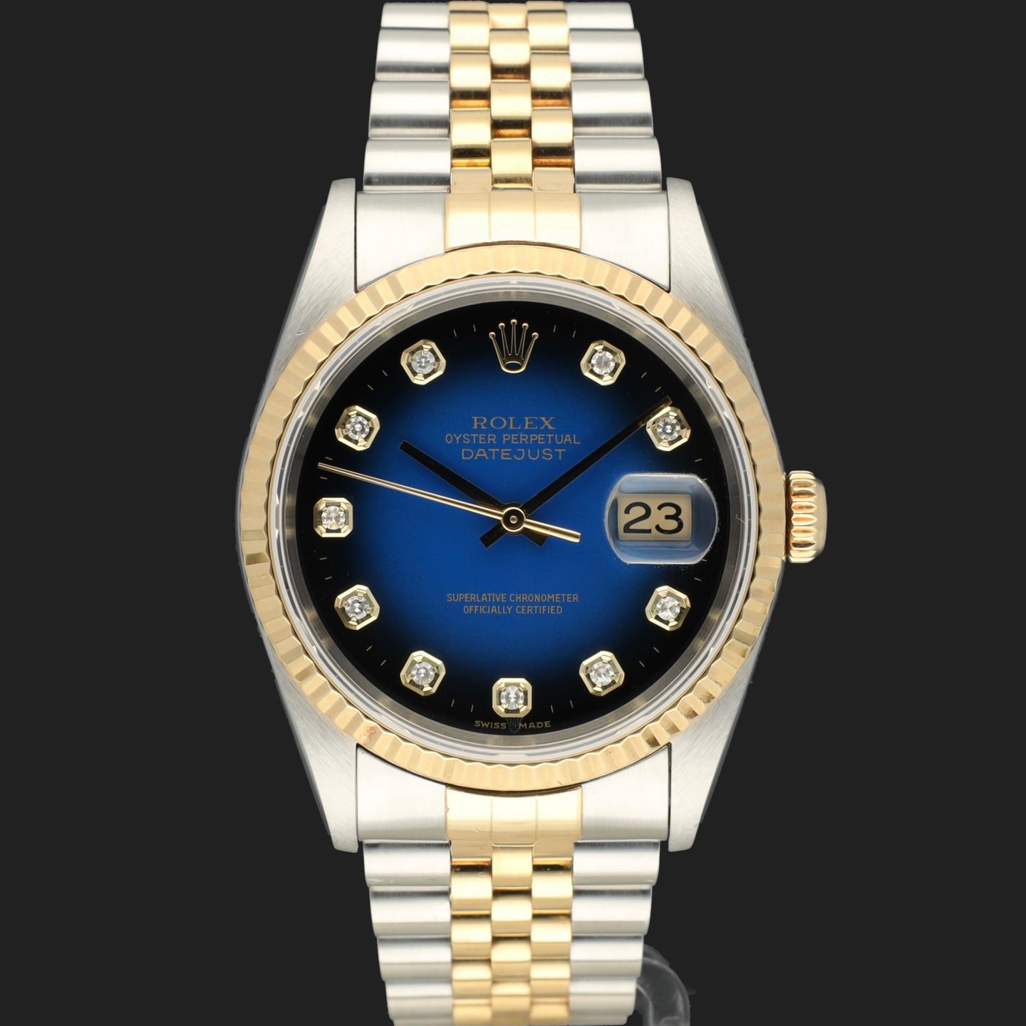 Rolex Datejust 36 16233 (2000) - 36 mm Gold/Steel case (3/8)