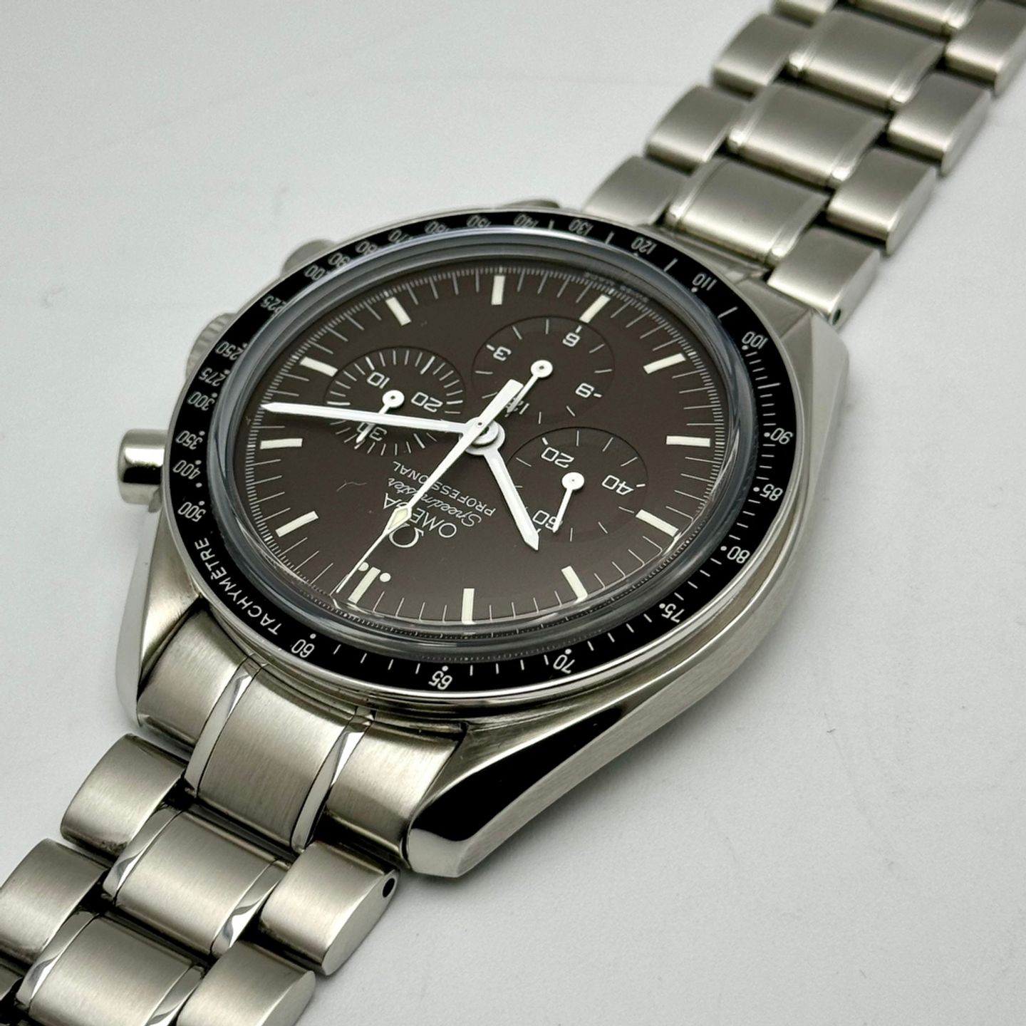 Omega Speedmaster Professional Moonwatch 311.30.42.30.13.001 (2014) - Brown dial 42 mm Steel case (7/10)