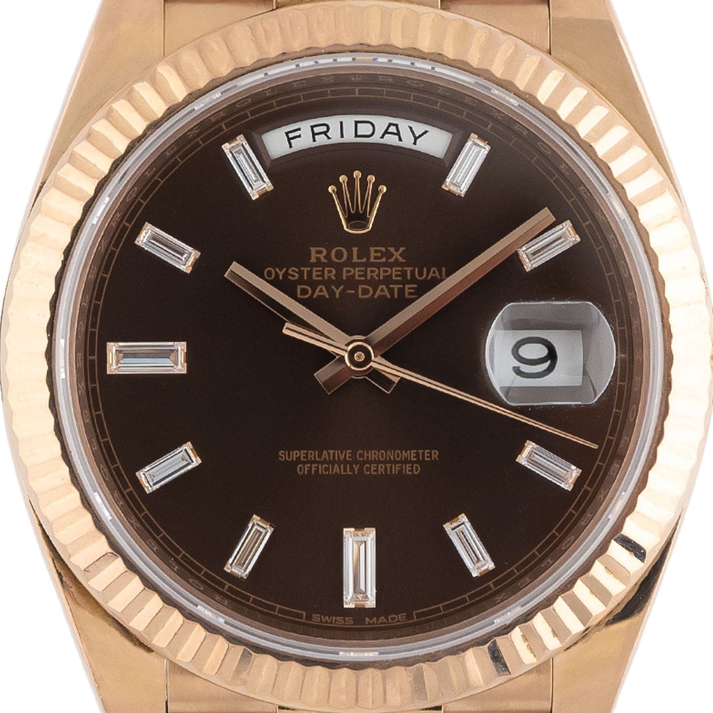 Rolex Day-Date 40 228235 (2018) - 40 mm Rose Gold case (2/8)