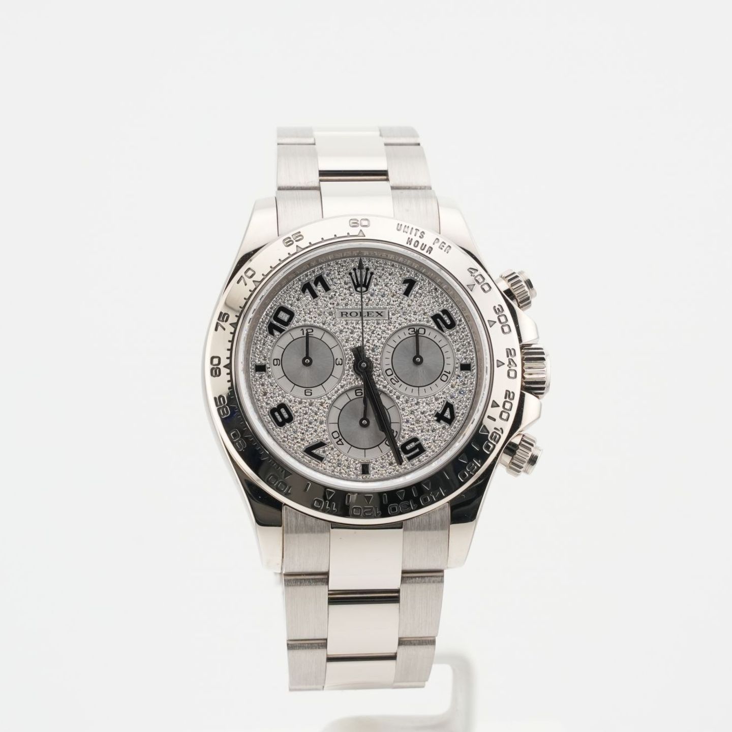 Rolex Daytona 116509 (2007) - Silver dial 40 mm White Gold case (1/8)