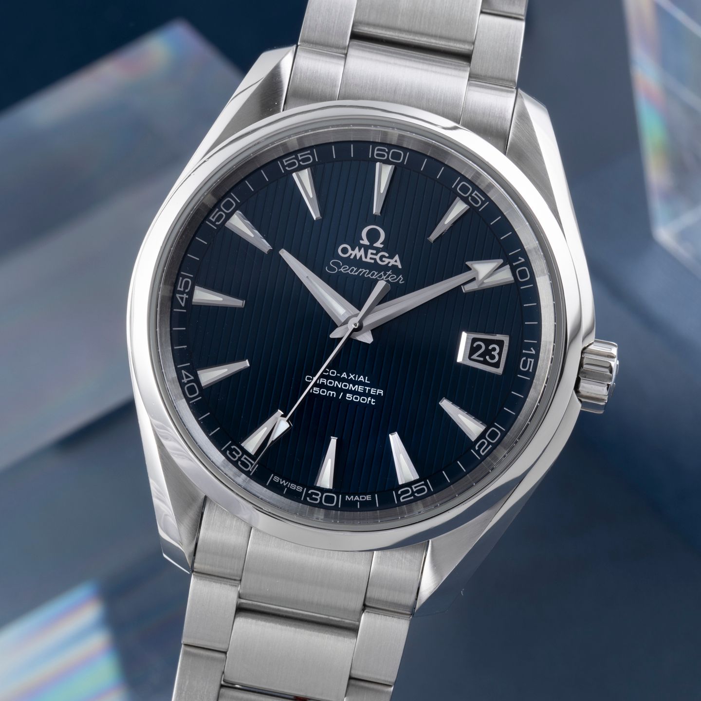 Omega Seamaster Aqua Terra 231.10.42.21.03.001 (Unknown (random serial)) - Blue dial 42 mm Steel case (3/8)