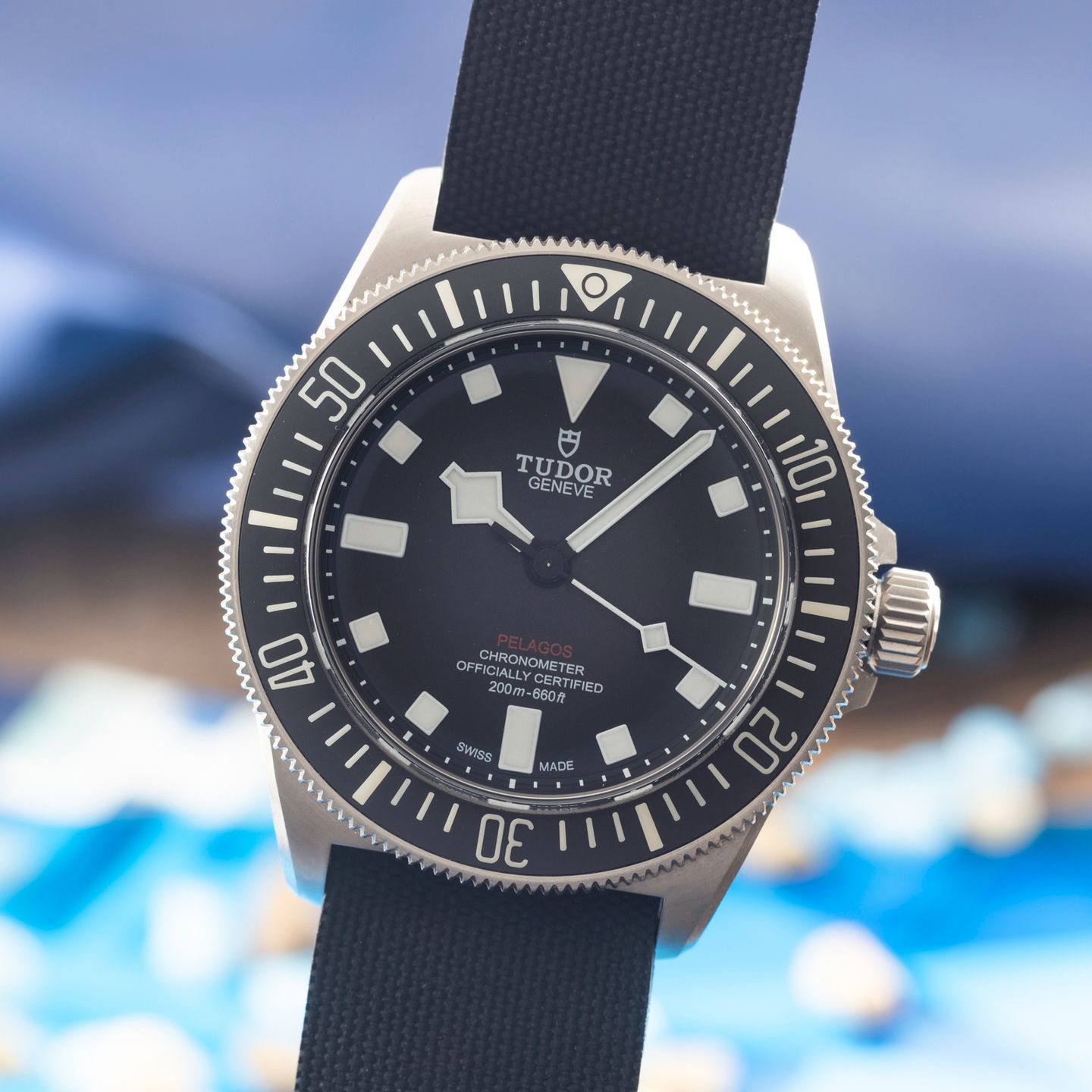 Tudor Pelagos 25717N (Onbekend (willekeurig serienummer)) - Zwart wijzerplaat 42mm Titanium (3/8)