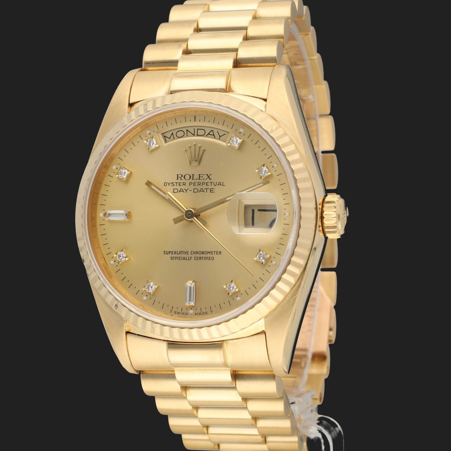 Rolex Day-Date 36 18038 (1988) - 36 mm Yellow Gold case (1/8)