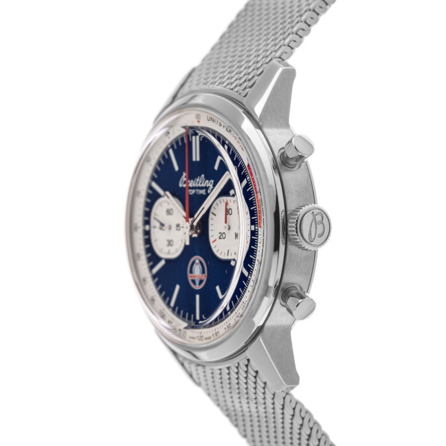 Breitling Top Time AB01763A1C1A1 (2024) - Blue dial 41 mm Steel case (4/7)