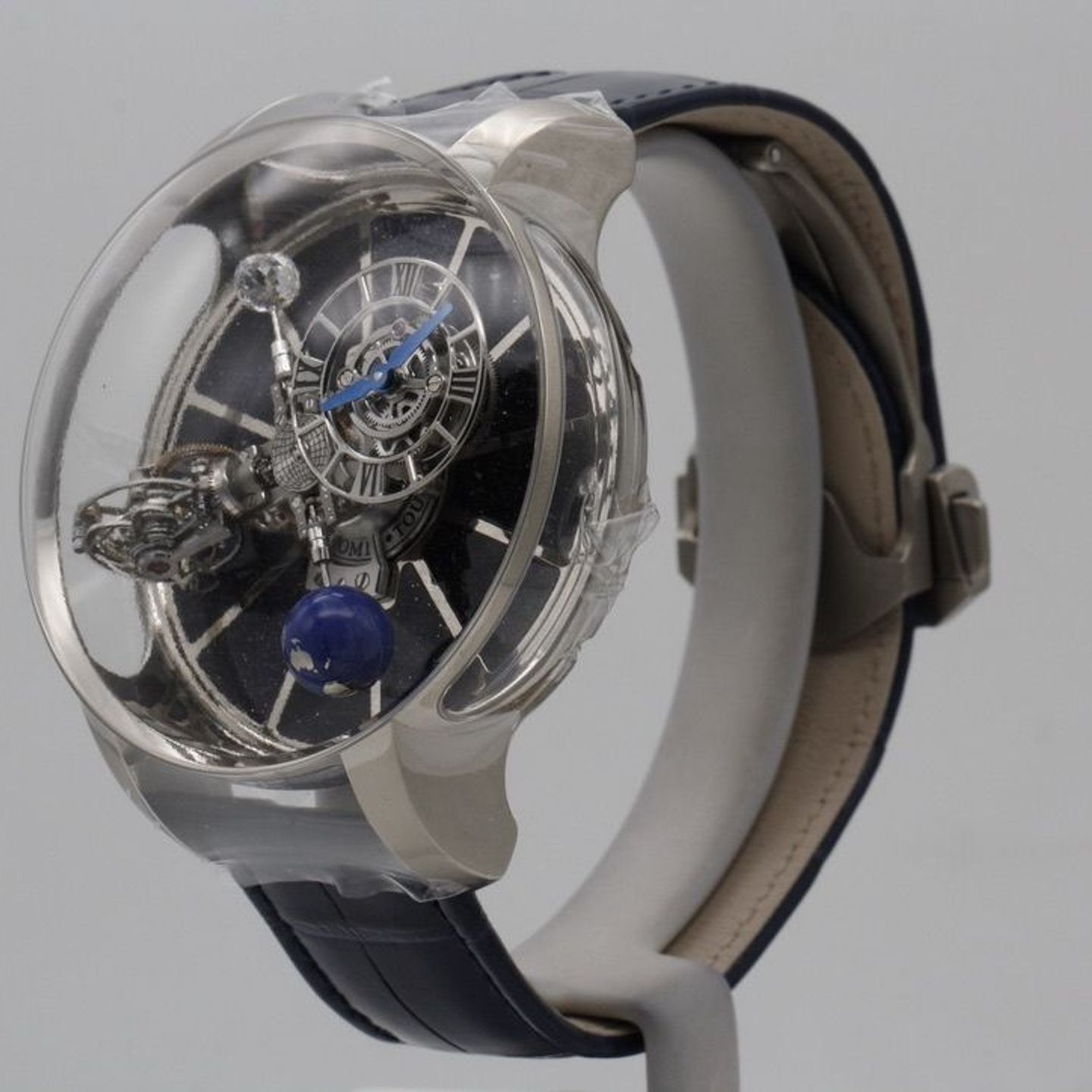 Jacob&Co Astronomia AT100.30.AC.SD.A (2018) - Blue dial 50 mm White Gold case (3/8)