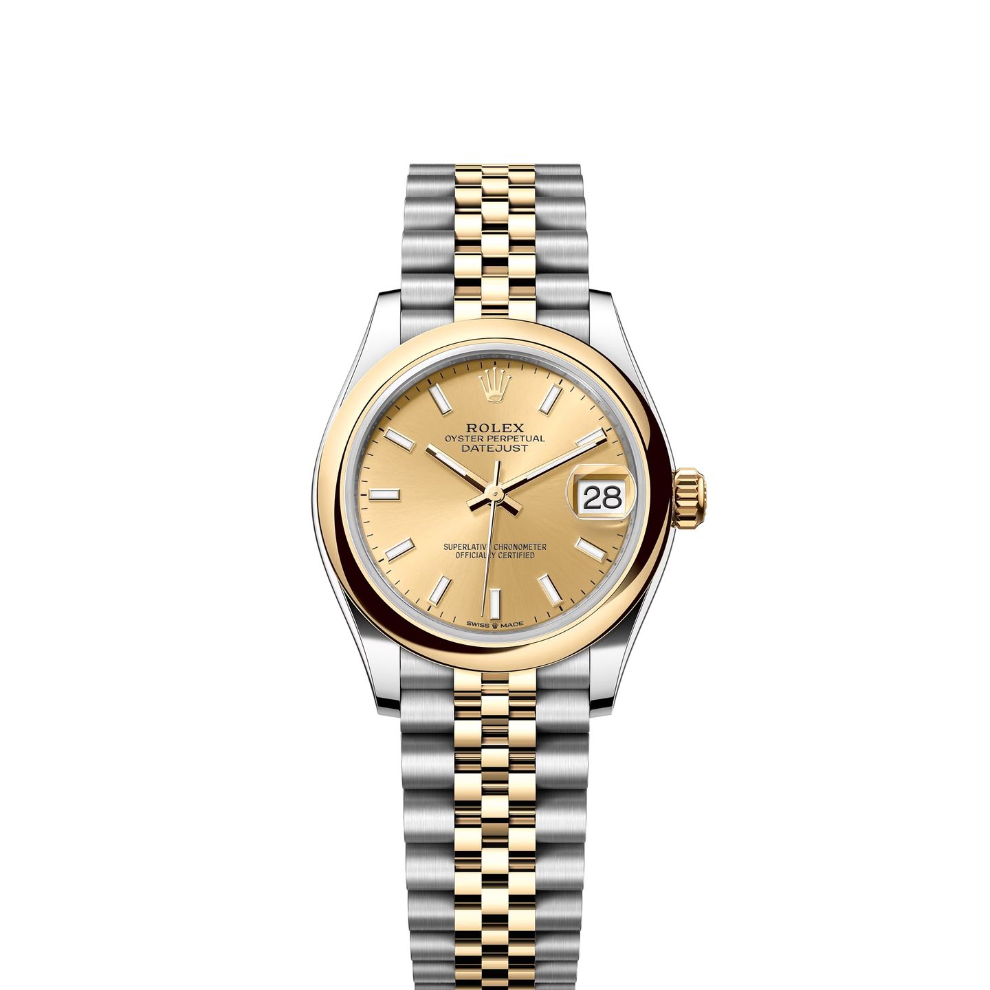 Rolex Datejust 31 278243 (2024) - Champagne wijzerplaat 31mm Staal (1/1)