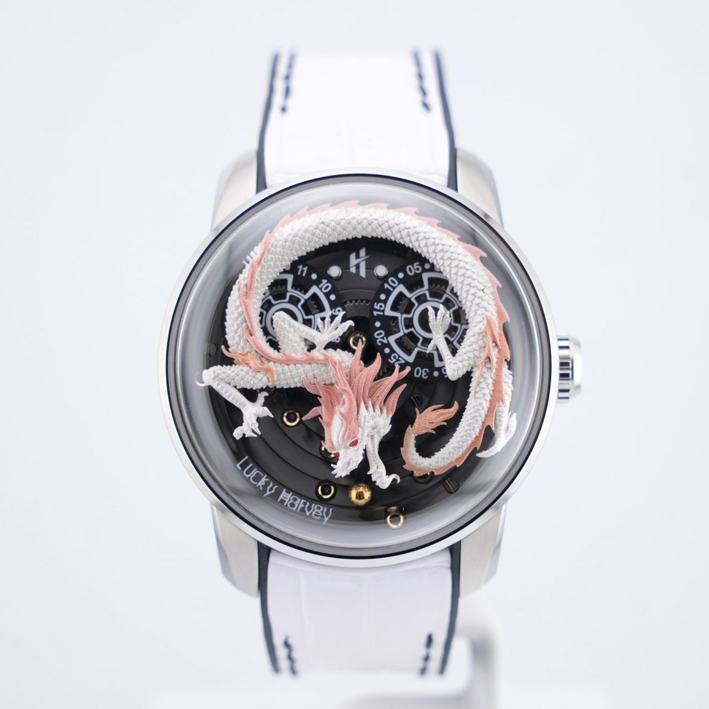 Lucky harvey Unknown White Dragon (2025) - Black dial 43 mm Steel case (1/8)