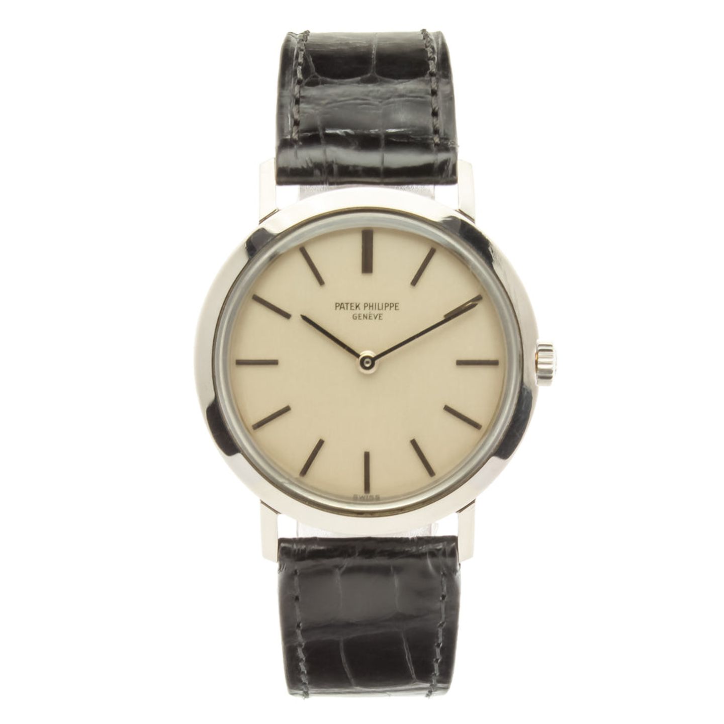 Patek Philippe Calatrava 3509 (Unknown (random serial)) - Silver dial 33 mm Steel case (4/12)