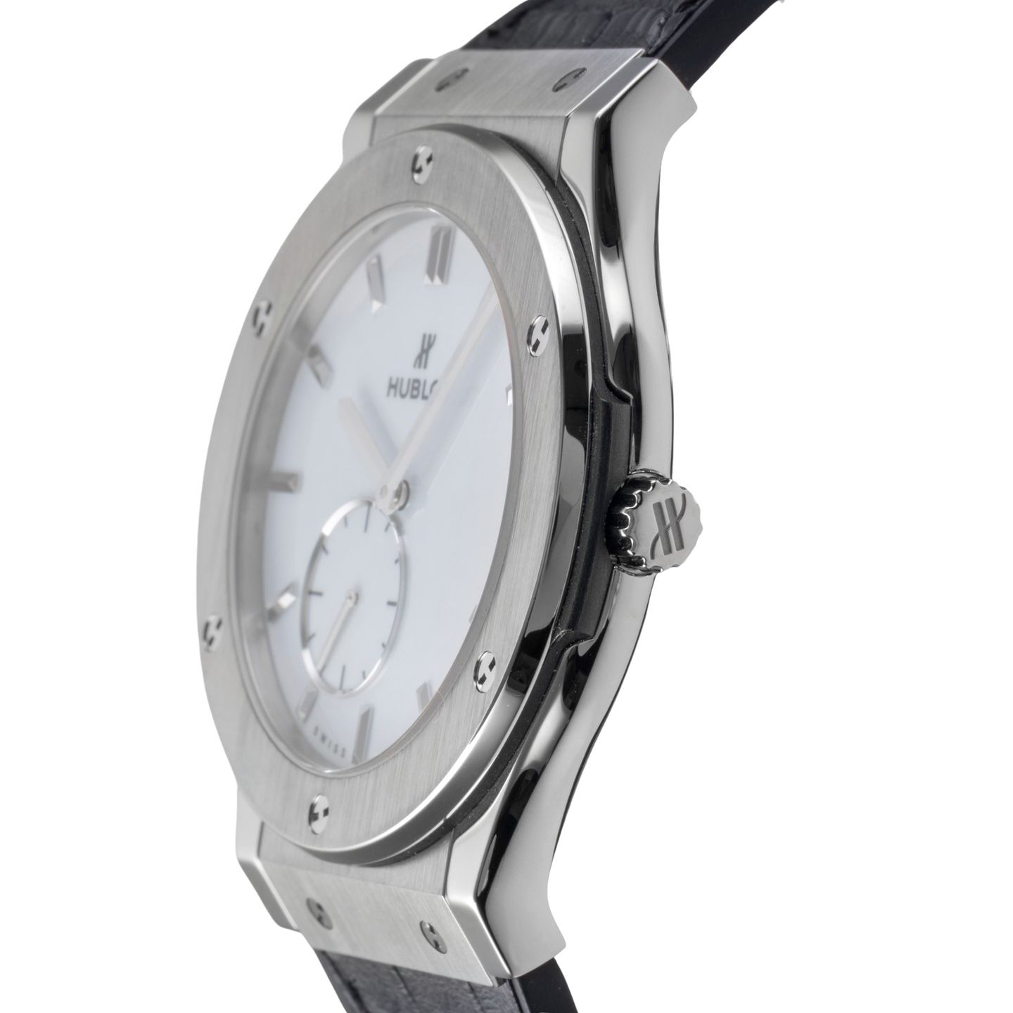 Hublot Classic Fusion Ultra-Thin 515.NX.2210.LR (2023) - White dial 45 mm Titanium case (6/8)