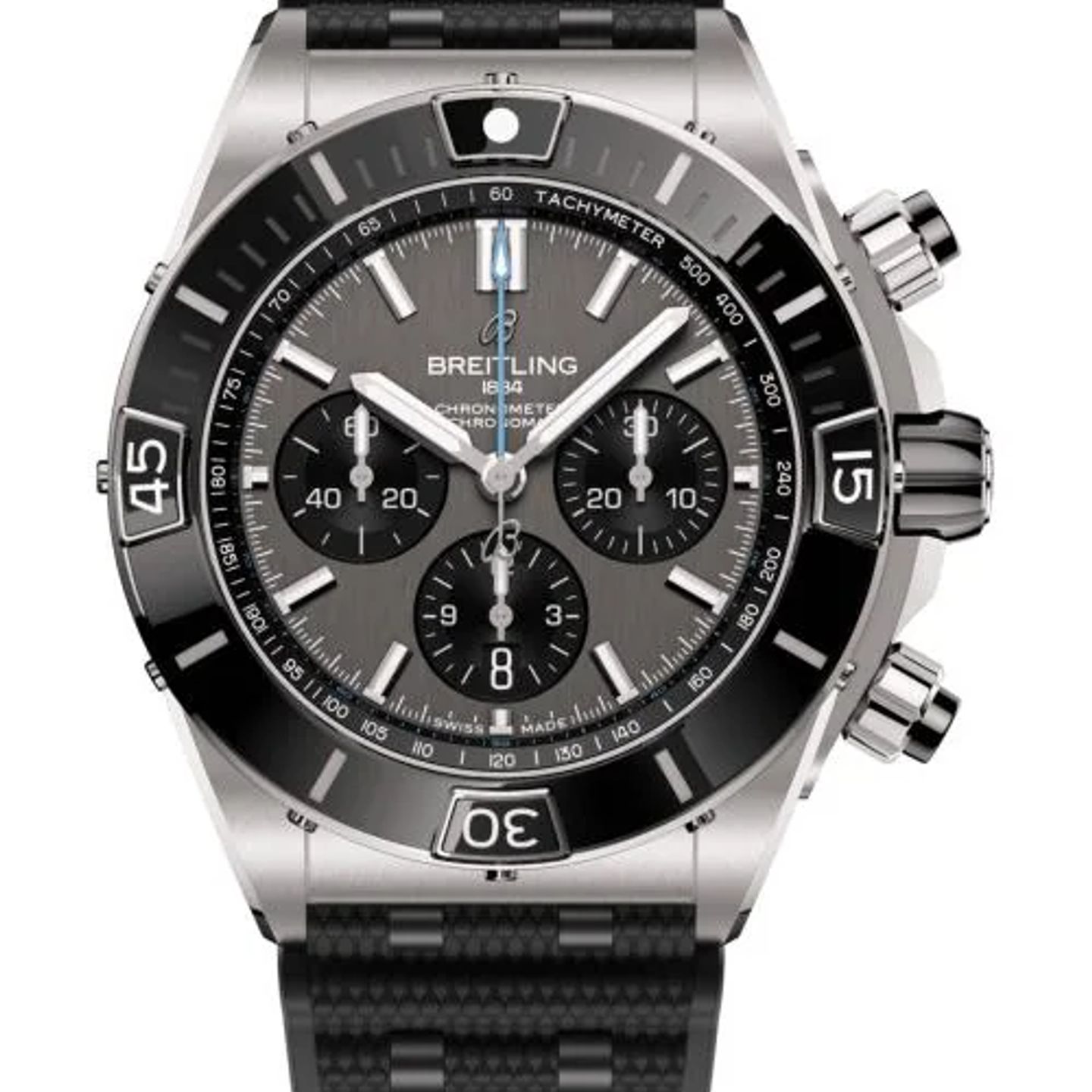 Breitling Super Chronomat EB0136251M1S1 (2026) - Grey dial 44 mm Titanium case (1/1)