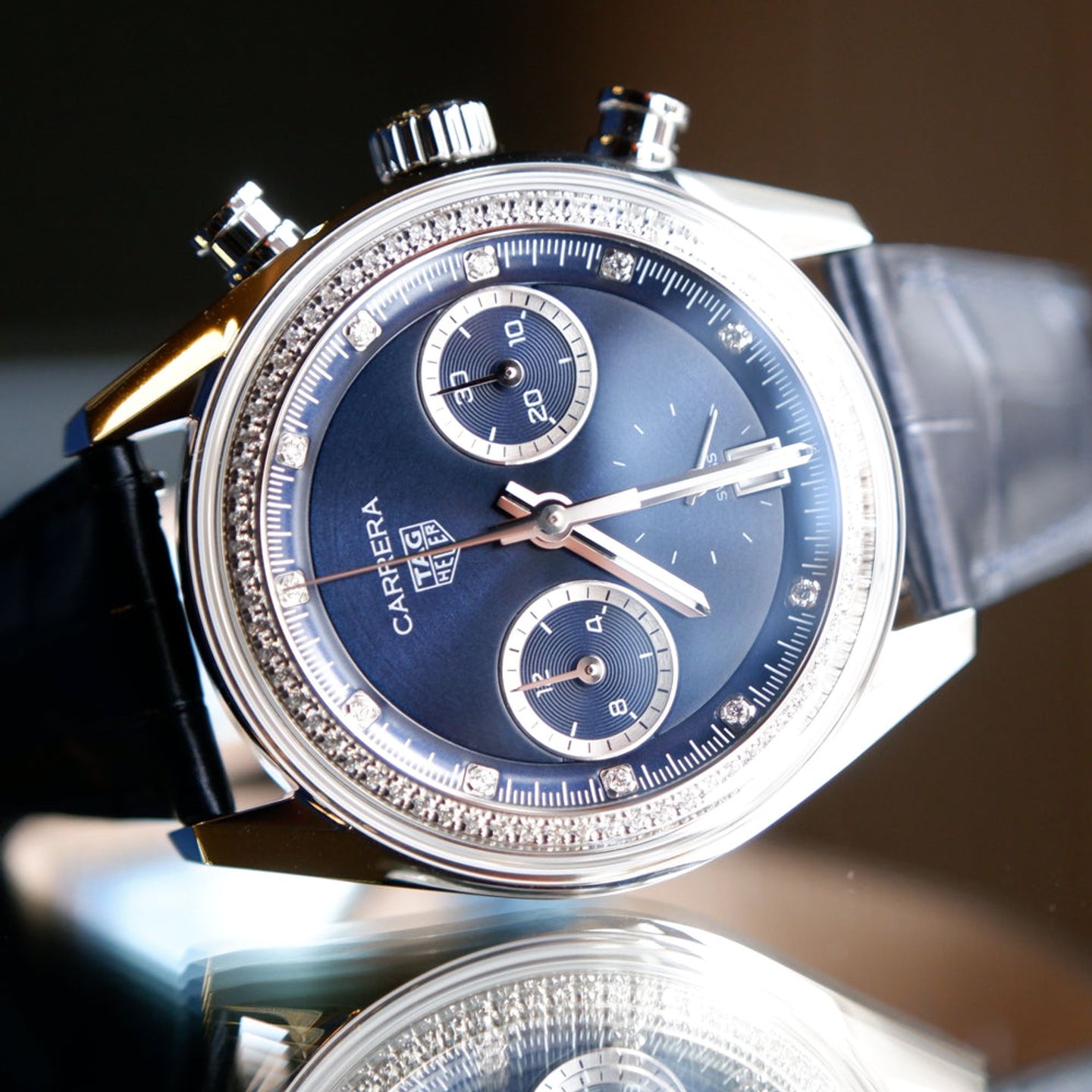 TAG Heuer Carrera CBS2214.FC6567 (2026) - Blauw wijzerplaat 39mm Staal (1/2)