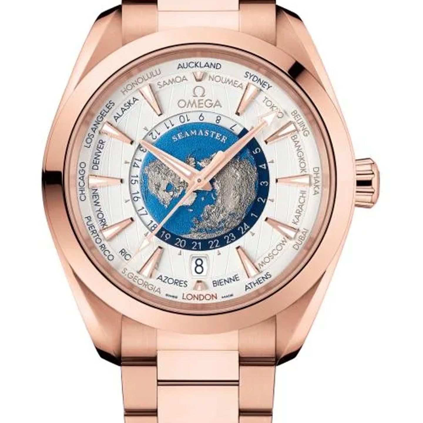 Omega Seamaster Aqua Terra 220.50.43.22.02.001 (2026) - Zilver wijzerplaat 43mm Roségoud (1/1)