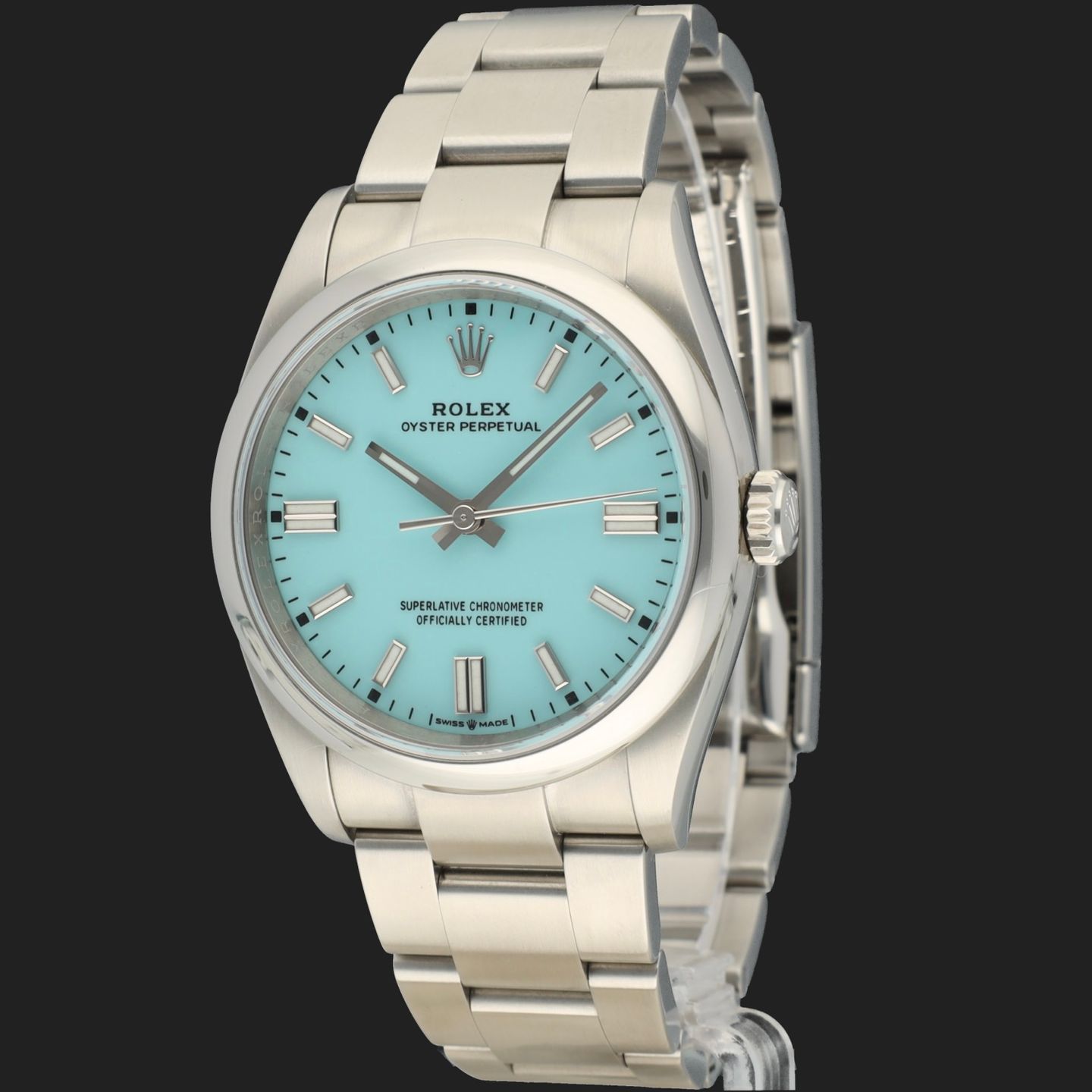 Rolex Oyster Perpetual 36 126000 (2023) - Blue dial 36 mm Steel case (1/8)