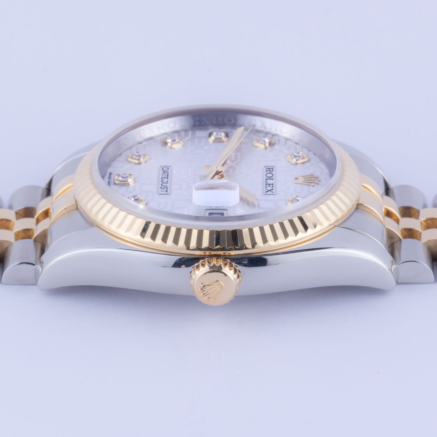 Rolex Datejust 36 116233 (2006) - Zilver wijzerplaat 36mm Goud/Staal (6/8)