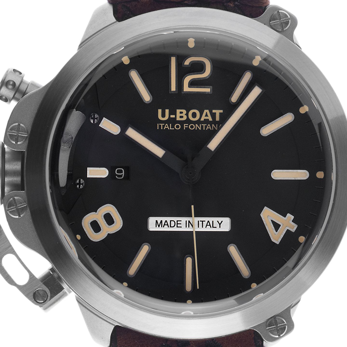 U-Boat Capsule 8807 (Unknown (random serial)) - Black dial 51 mm Steel case (1/6)