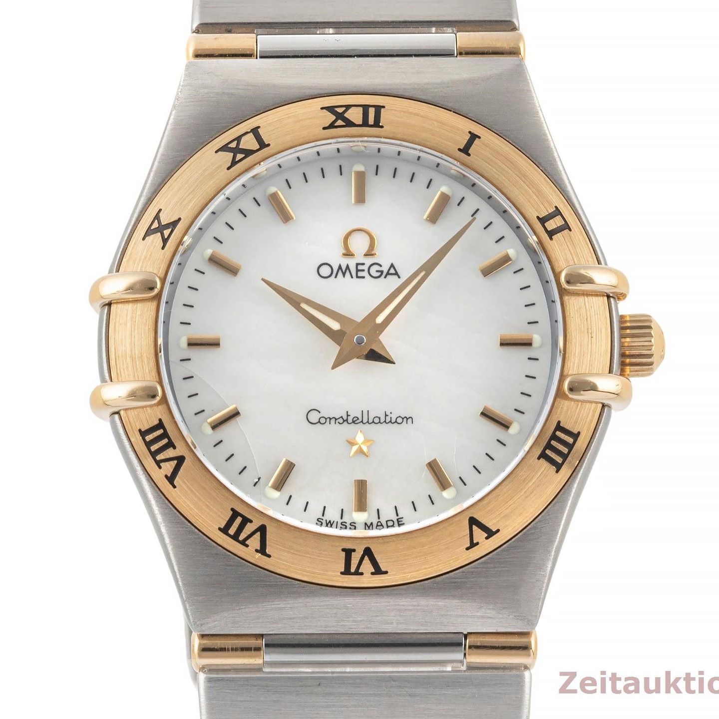 Omega Constellation Ladies 795.1202 (1999) - Silver dial 25 mm Gold/Steel case (8/8)