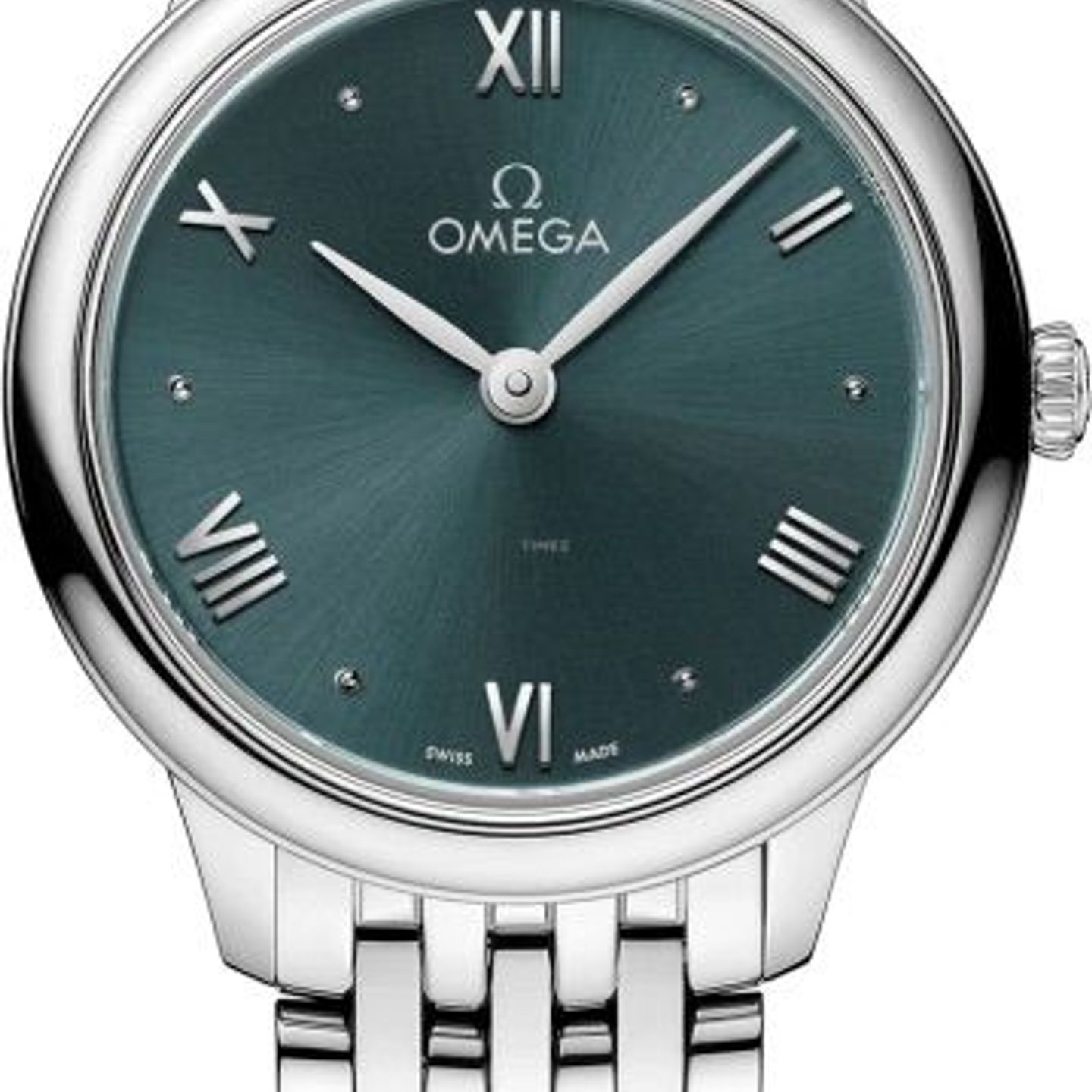 Omega De Ville 434.10.28.60.10.001 (2024) - Turquoise wijzerplaat 27mm Staal (1/1)