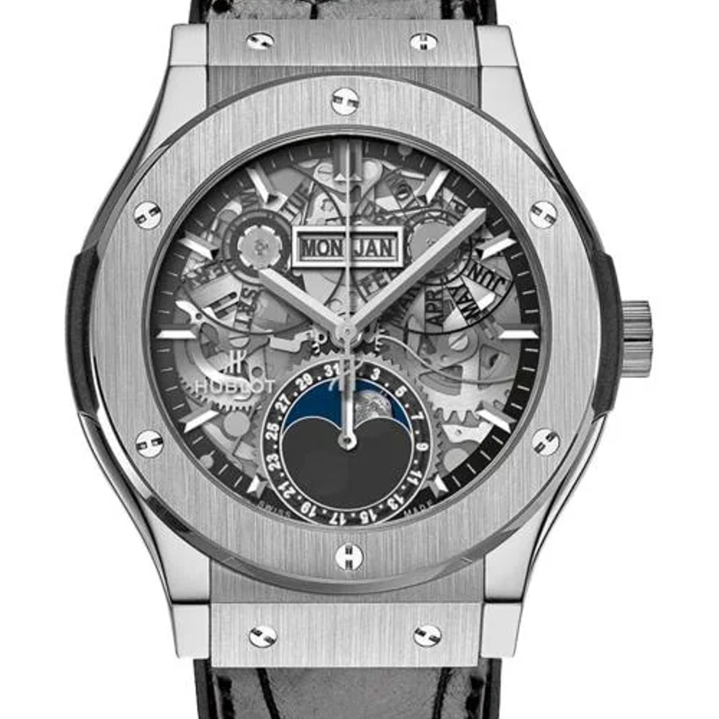 Hublot Classic Fusion Aerofusion 547.NX.0170.LR (2026) - Transparant wijzerplaat 42mm Titanium (1/1)