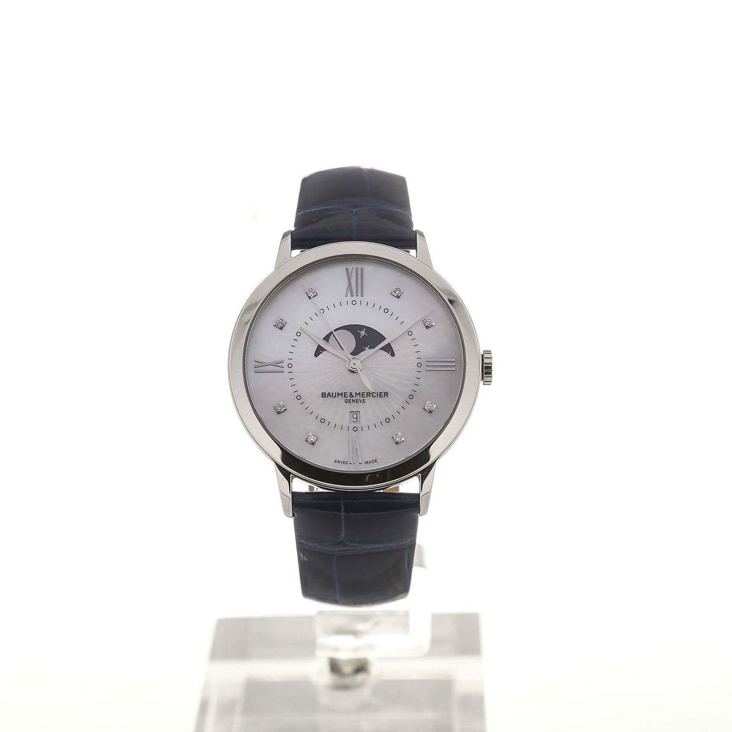 Baume & Mercier Classima M0A10226 (2024) - Pearl dial 37 mm Steel case (2/3)