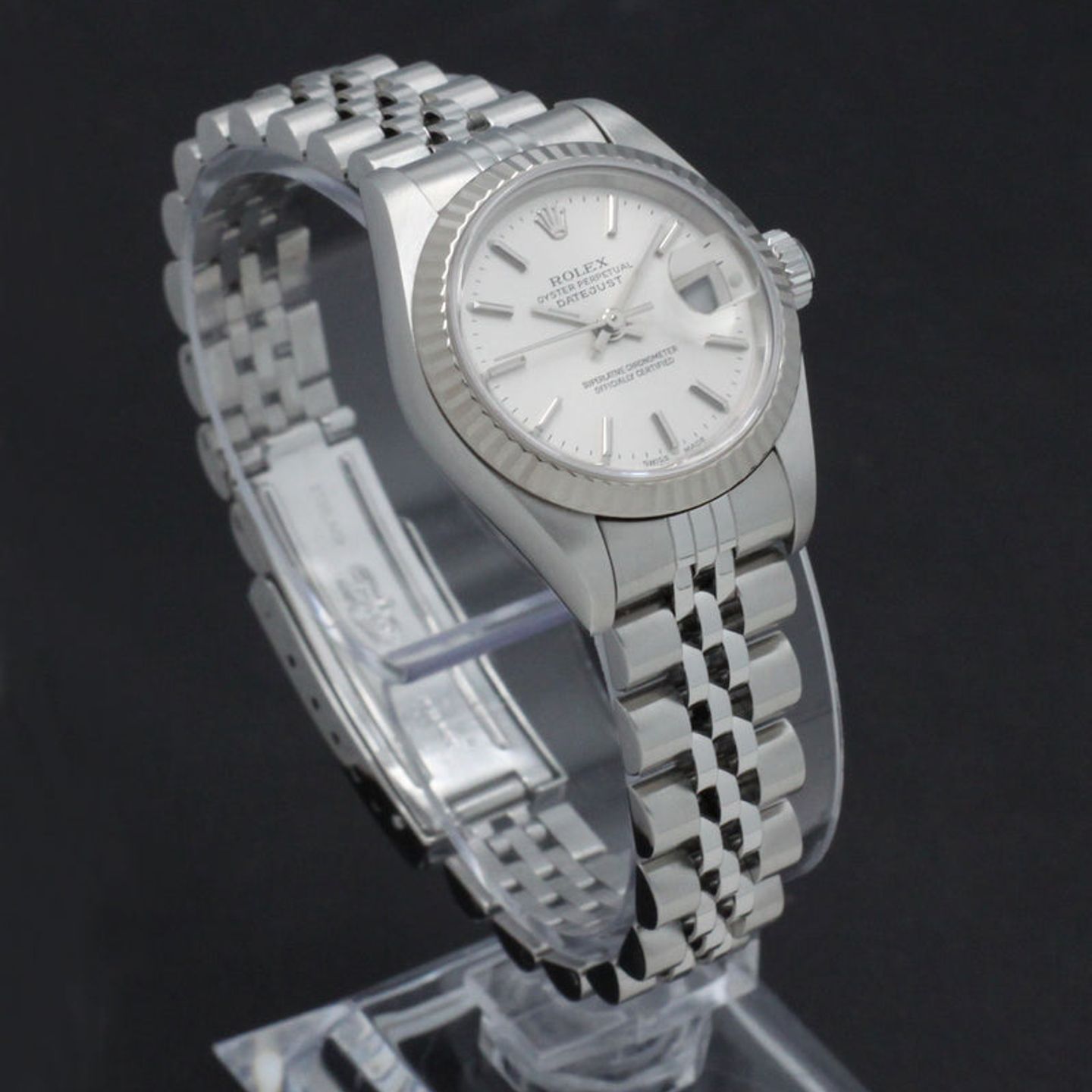 Rolex Lady-Datejust 79174 (2000) - Silver dial 26 mm Steel case (4/7)