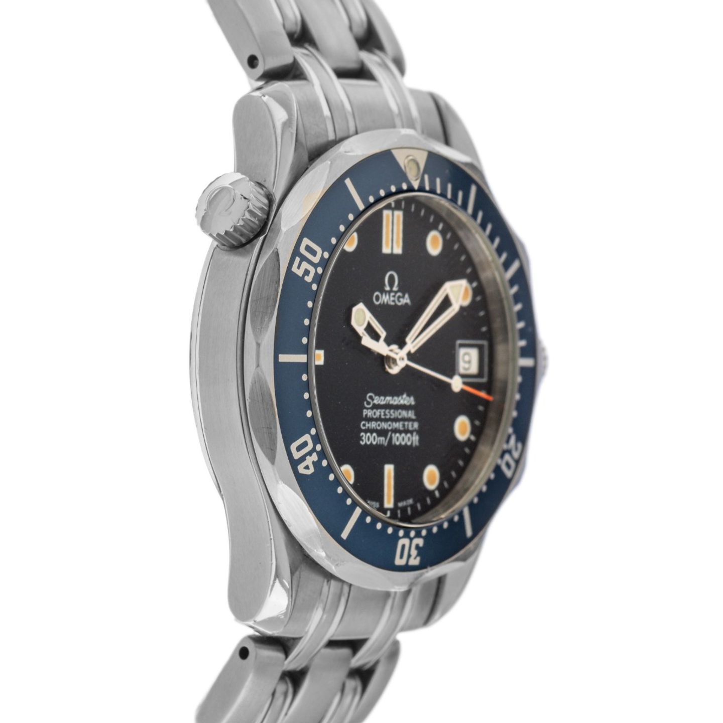 Omega Seamaster Diver 300 M 2551.80.00 (1995) - Blue dial 36 mm Steel case (5/7)