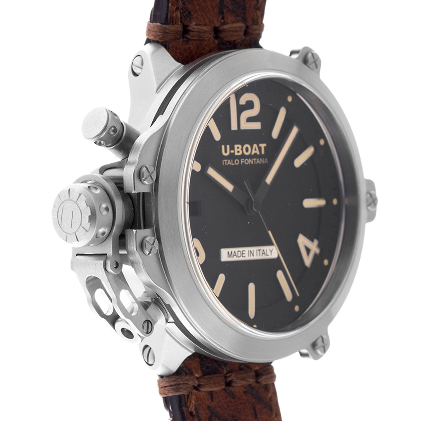 U-Boat Capsule 8809 (Unknown (random serial)) - Black dial 46 mm Steel case (3/5)