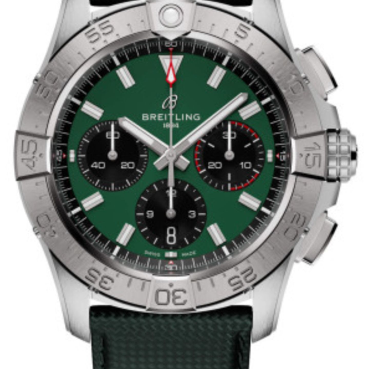 Breitling Avenger AB0146101L1X1 (2025) - Groen wijzerplaat 42mm Staal (1/1)