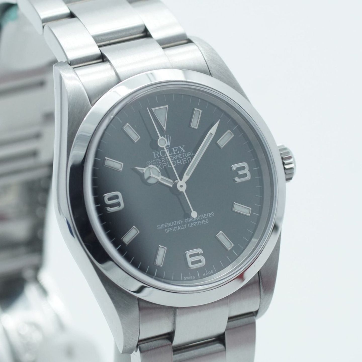 Rolex Explorer 114270 (2005) - Black dial 36 mm Steel case (4/8)