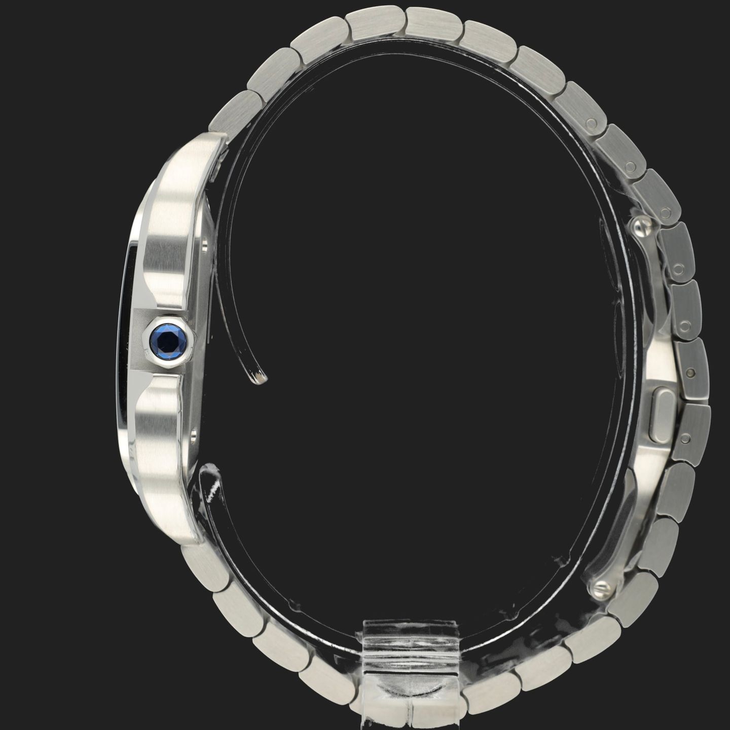 Cartier Santos WSSA0063 (2025) - Blue dial 35 mm Steel case (7/8)