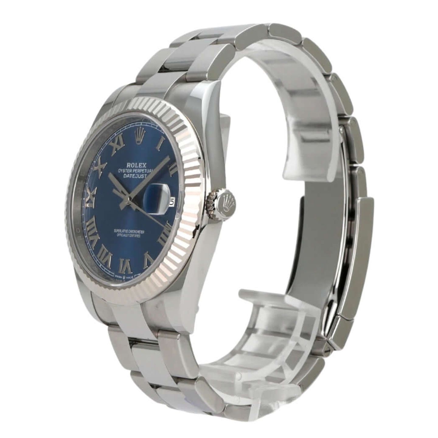 Rolex Datejust 41 126334 (2020) - Blue dial 41 mm Steel case (3/8)