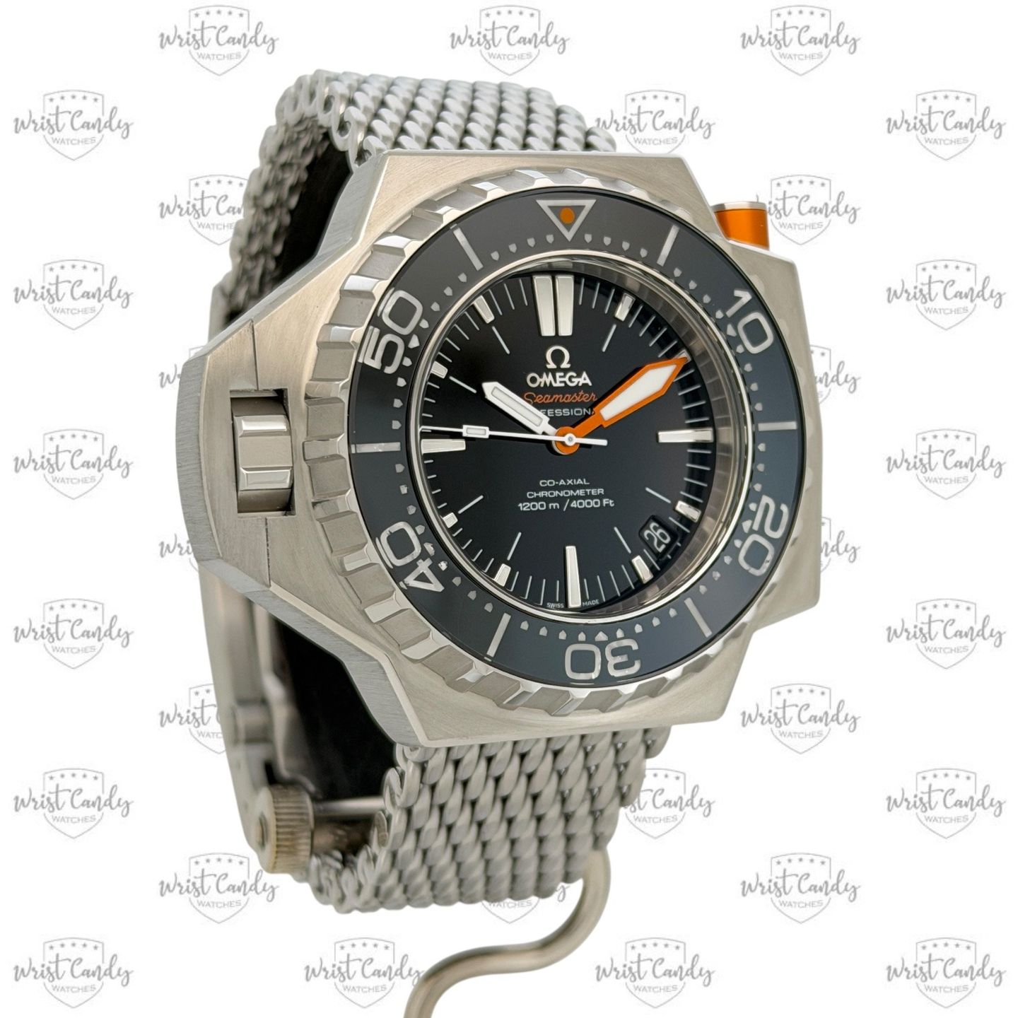 Omega Seamaster PloProf 224.32.55.21.01.001 (2016) - Black dial 55 mm Steel case (3/8)