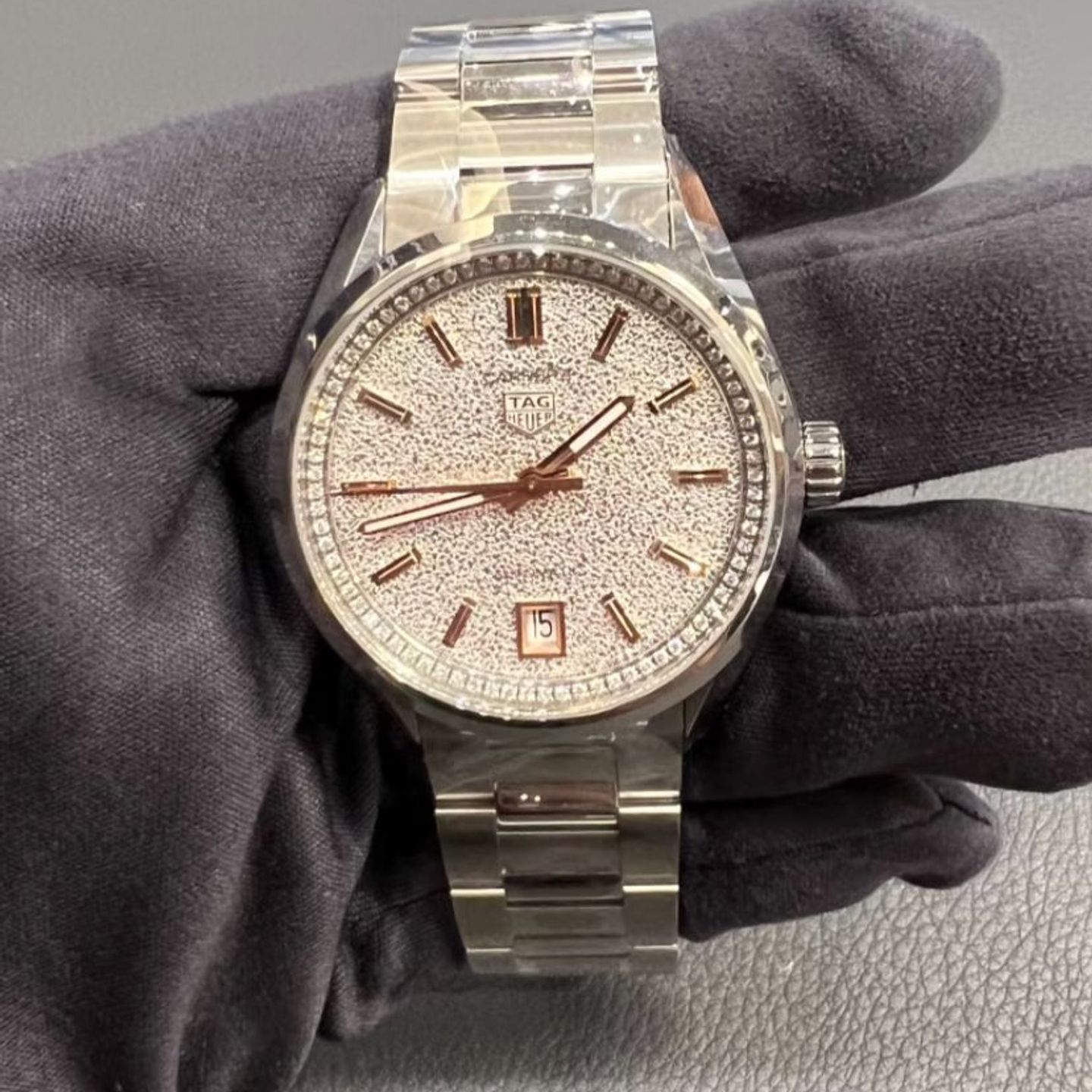 TAG Heuer Carrera Calibre 7 WBN231B.BA0001 (2023) - Silver dial 36 mm Steel case (3/3)