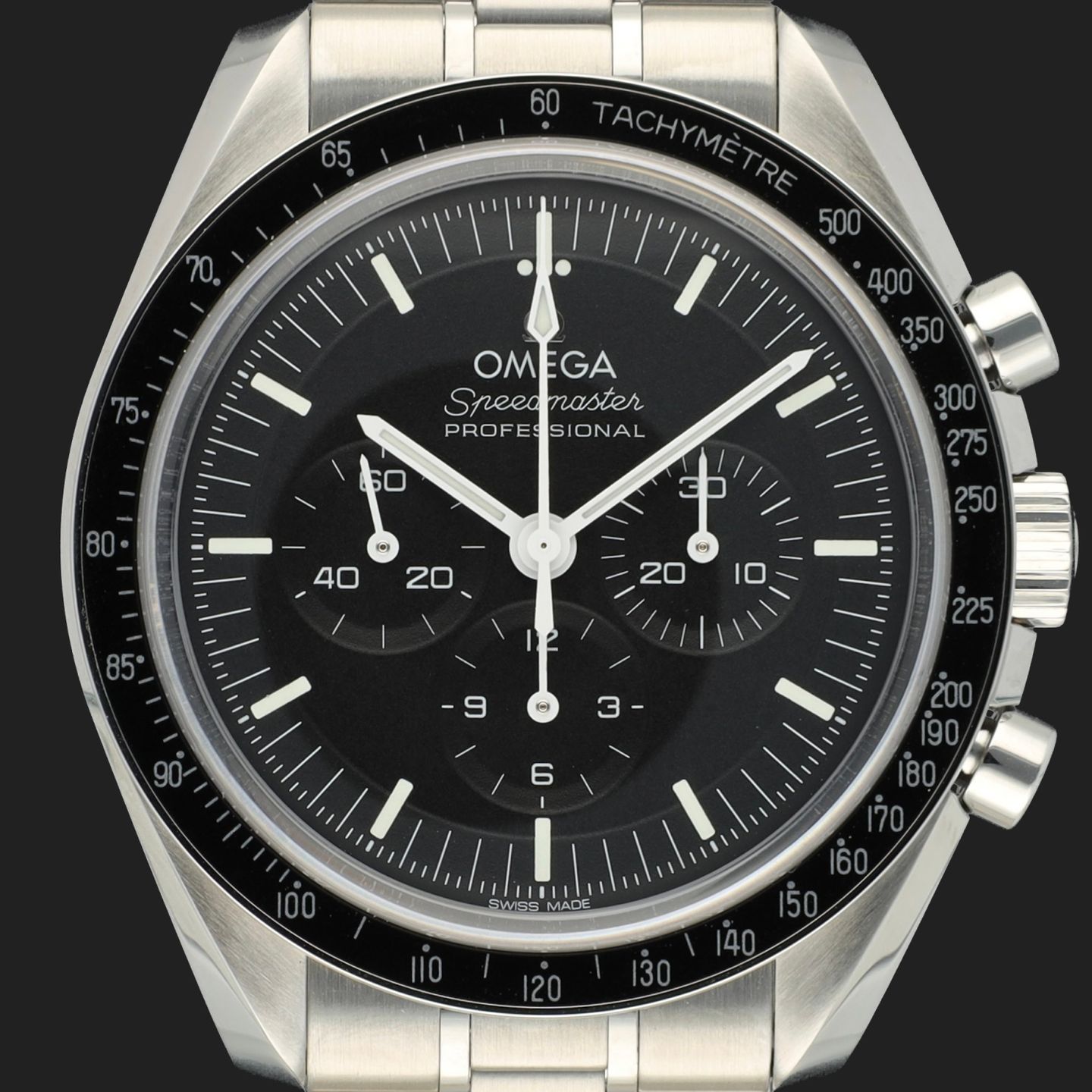 Omega Speedmaster Professional Moonwatch 310.30.42.50.01.002 (2024) - Zwart wijzerplaat 42mm Staal (2/8)