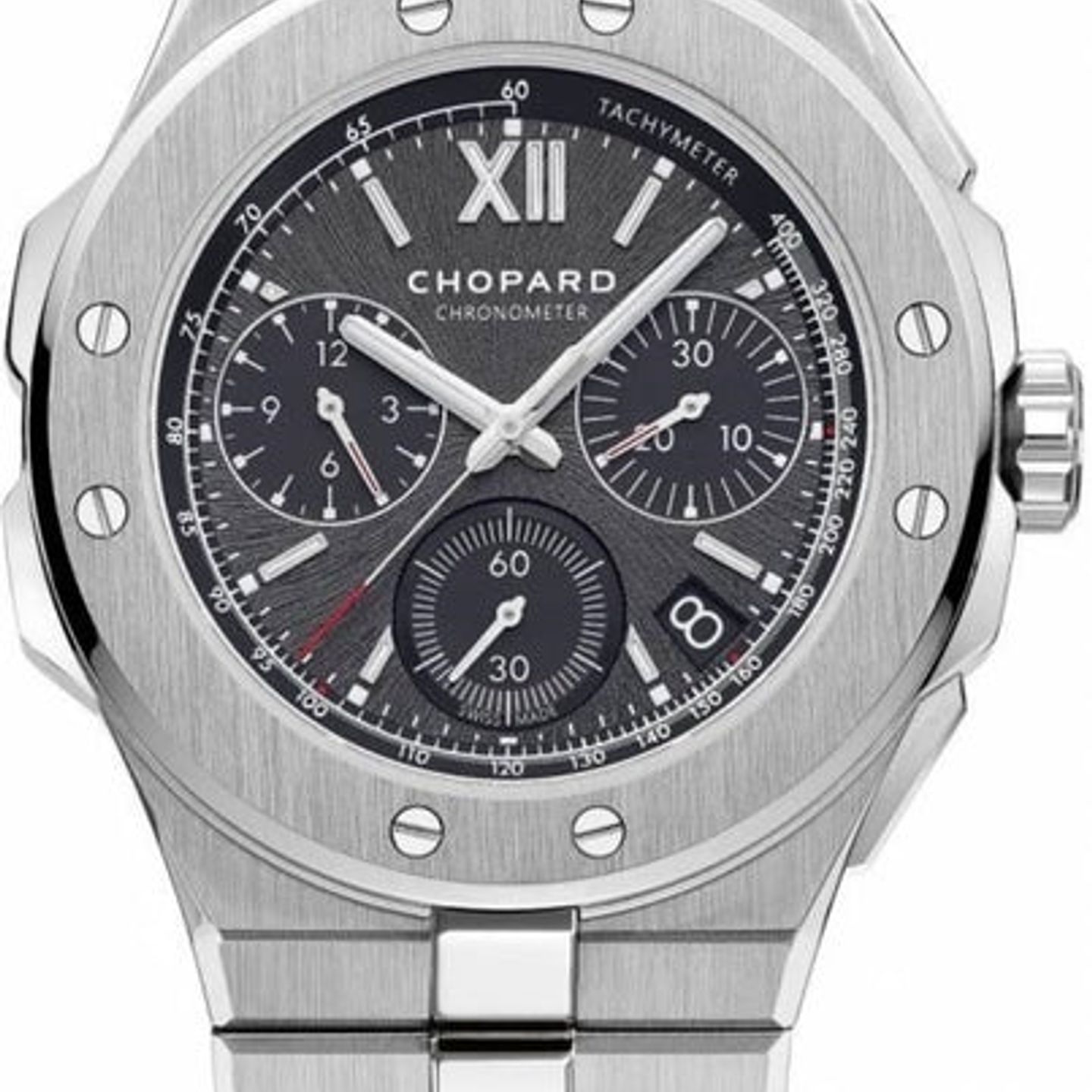 Chopard Alpine Eagle 298609-3002 (2025) - Zwart wijzerplaat 44mm Staal (1/1)