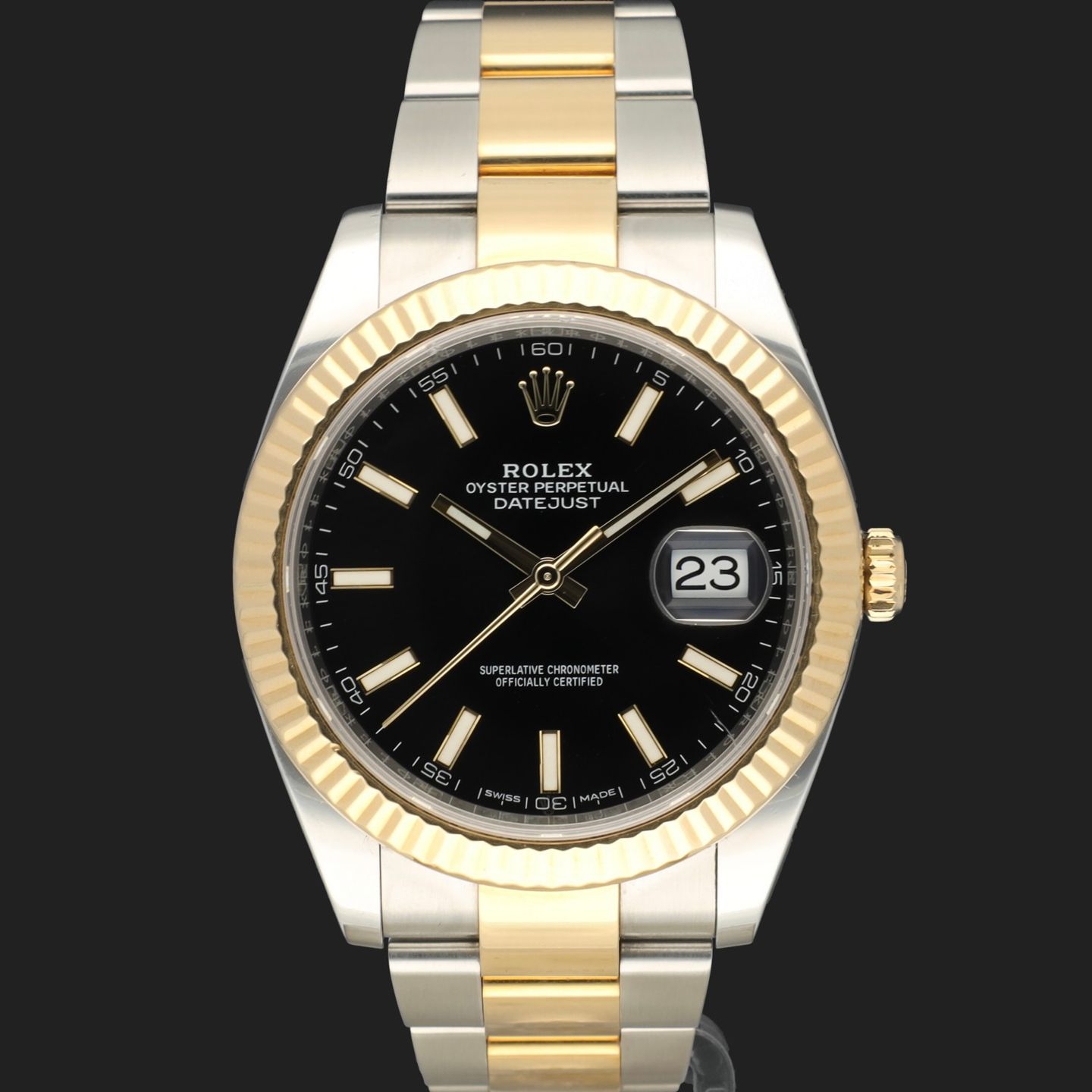 Rolex Datejust 41 126333 (2017) - 41 mm Gold/Steel case (3/8)