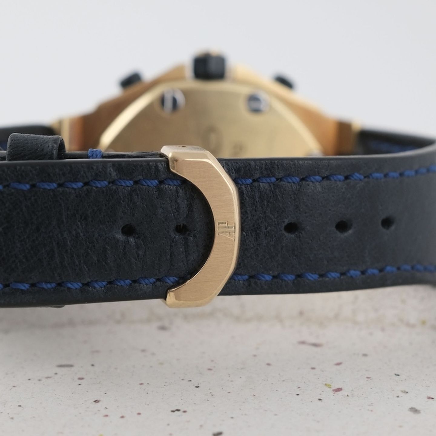 Audemars Piguet Royal Oak Offshore Chronograph 25770BA (1996) - Gold dial 42 mm Yellow Gold case (8/8)