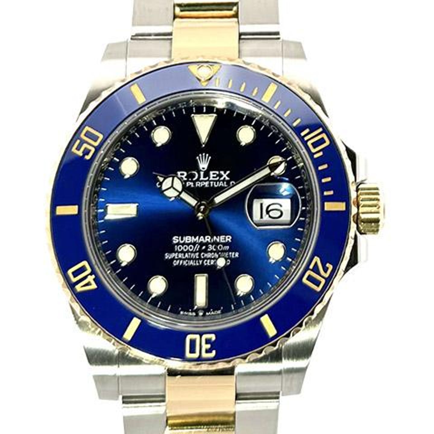 Rolex Submariner Date 126613LB (2020) - Blue dial 41 mm Gold/Steel case (1/8)