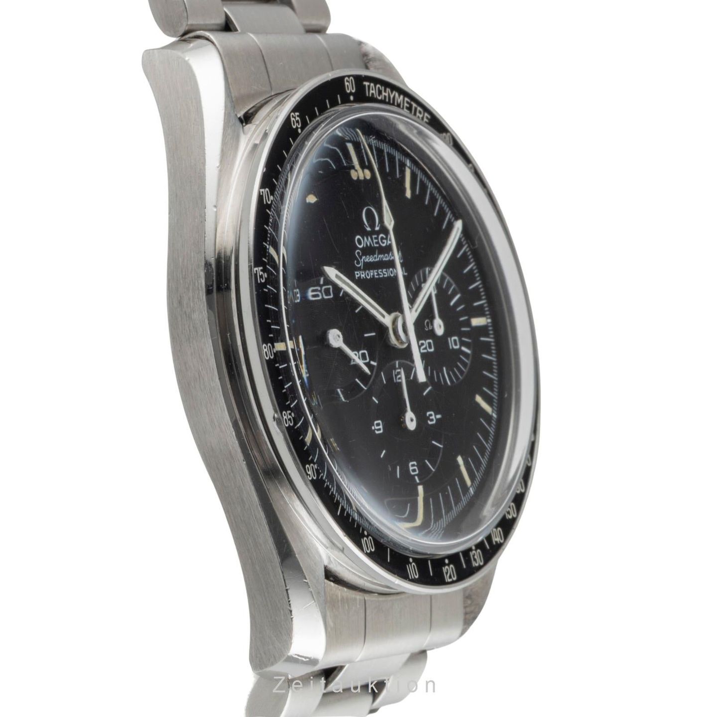 Omega Speedmaster 145.022.68ST (1968) - Zwart wijzerplaat 42mm Staal (6/8)