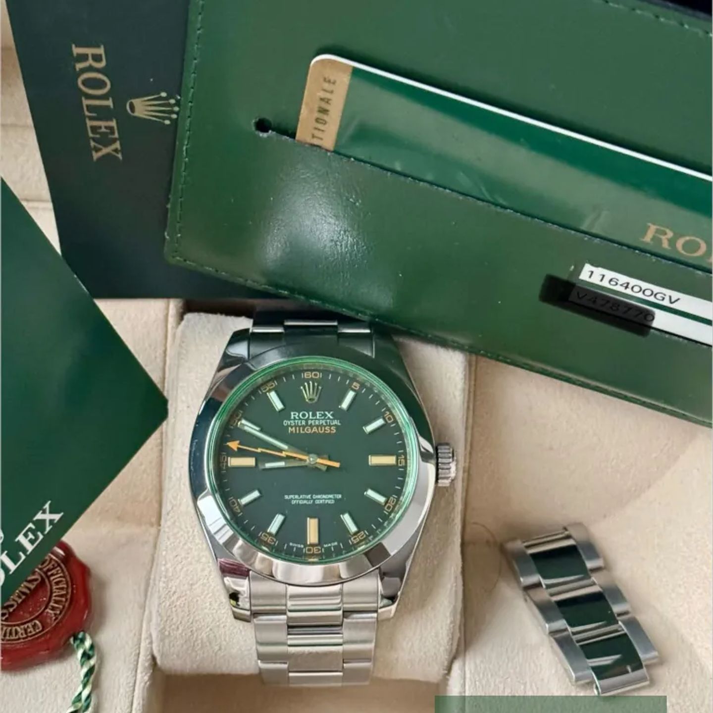 Rolex Milgauss 116400GV - (7/7)