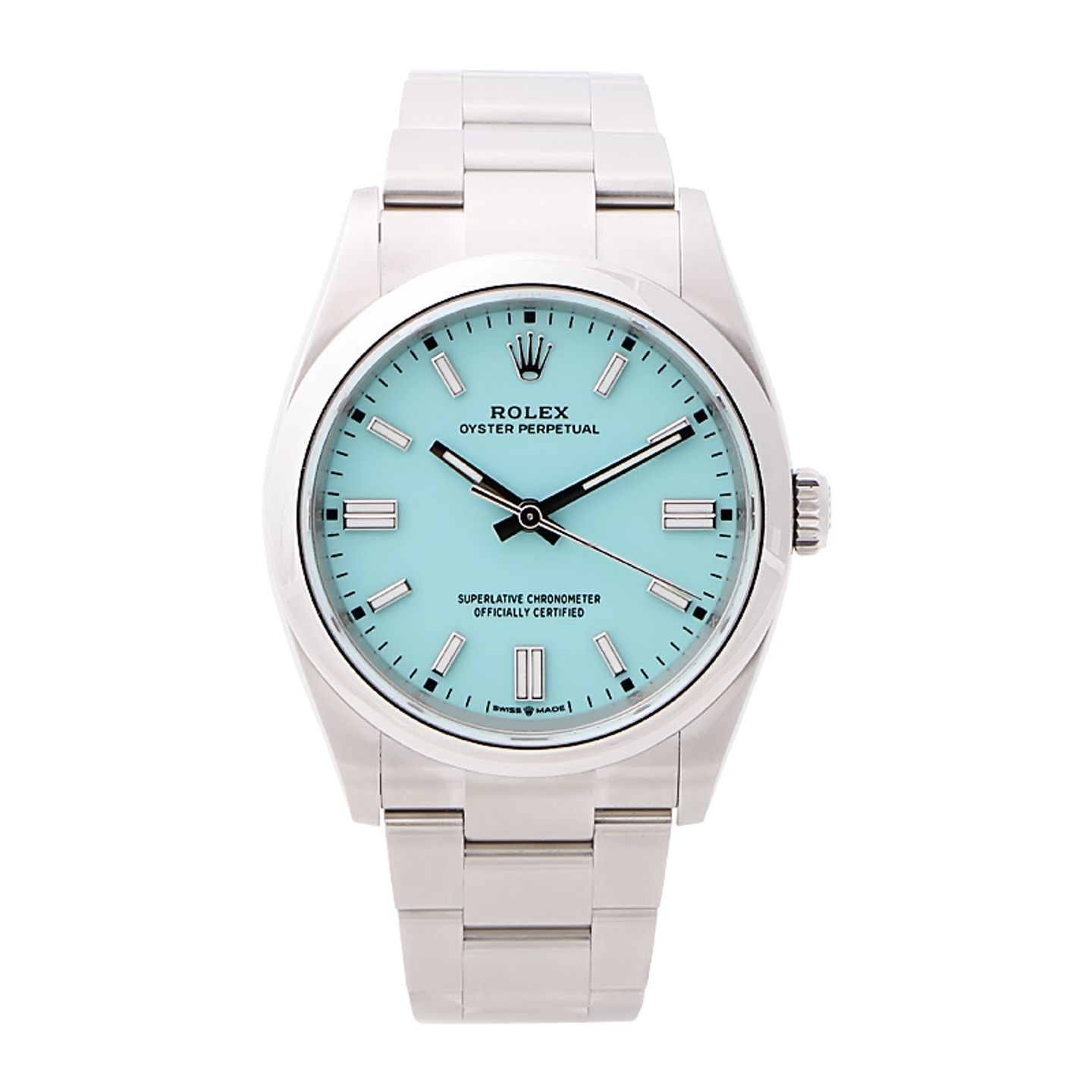 Rolex Oyster Perpetual 36 126000 (2026) - Turquoise wijzerplaat 36mm Staal (1/4)
