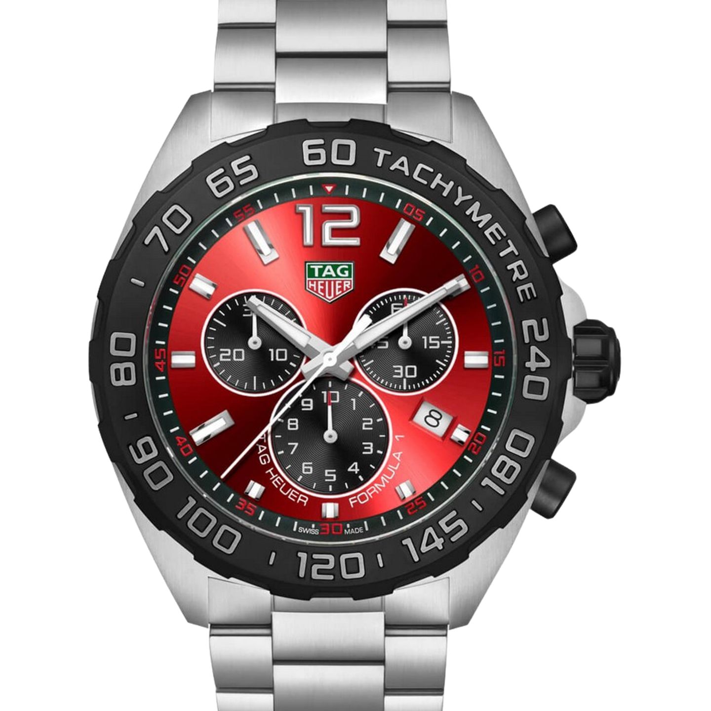 TAG Heuer Formula 1 Quartz CAZ101AN.BA0842 (2024) - Red dial 43 mm Steel case (1/1)